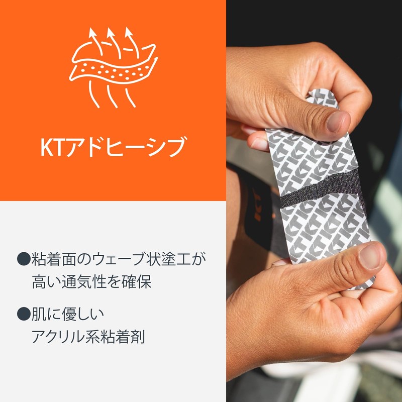 KT Tape PRO20 Pre-Cut Kinesiology Tape, 2.0 x 9.8 inches