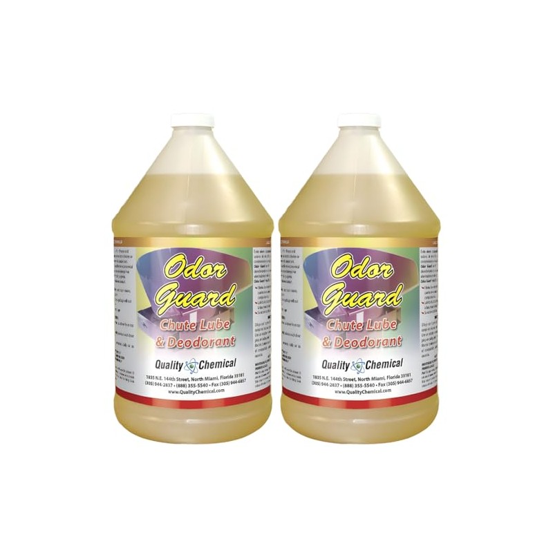 Quality Chemical Odor Guard Trash Chute Cleaner & Deodorant-128 oz