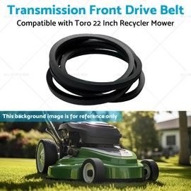 MAX COOL Black Transmission Front Drive Belt Suitable for Toro 22 Inch Recycler Mower 117-1018 Replacement