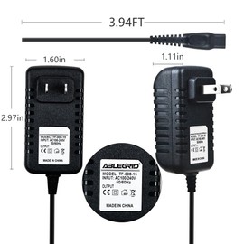 Jantoy 15V dc AC/DC Adapter Compatible with Razor/Shaver 4222-036-05160 4222036-05160 4822-036-06810 4822036-06810 4822-036-10722 15VDC Power Supply Cord Cable Battery Wall Charger 2-Prong