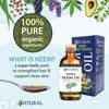 Zatural Organically Grown Neem Oil 100% Pure Cold Pressed Seed