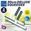 [2PCES] X-TRA KLEEN SPARKLE & SHEEN! 30cm Squeegee Streak Free
