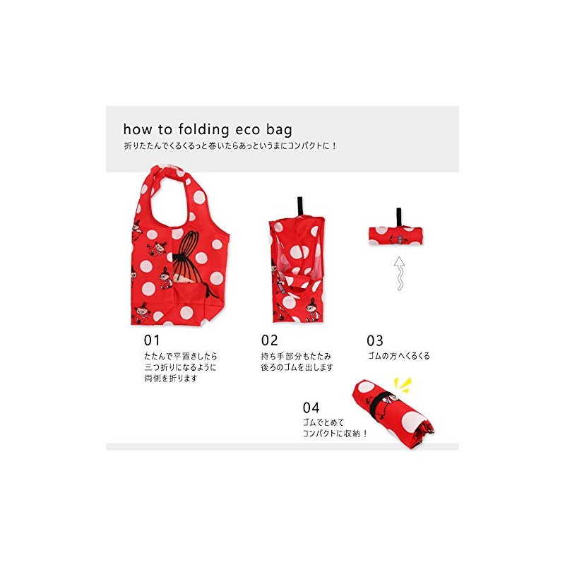 Small Planet MOOMIN MMAP3667 Small Shopping Bag Little Mid Dot