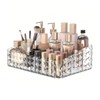 Taoluwin Makeup Organiser, Cosmetic Storage Display Case, Partitioned Storage for
