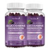Mulittea 2 Pack 1500mg Glucosamine Chondroitin Gummies MSM Triple Strength