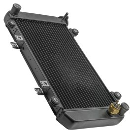 Caltric Rear Radiator W/Sensor for Kawasaki KAF950 Mule 3010 Diesel 4X4 2003-2007