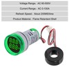 XIITIA 3pcs 2 in 1 60-500V 0-100A AC Digital Ammeter