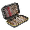 40Pcs Fly Fishing Flies Kit Stainless Steel with Box Lures