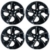 4-Pack Hubcaps Fit for 2006-2011 Honda Civic; Wheel Rim Covers