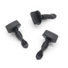 VVO Fasteners- Black Plastic Tow Eye Cover Clips for Volkswagen