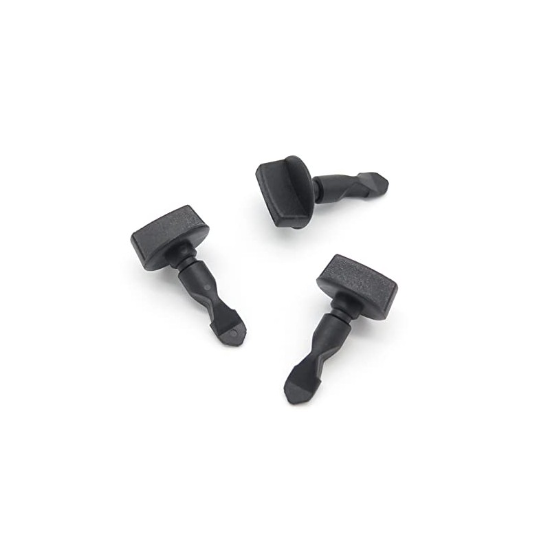 VVO Fasteners- Black Plastic Tow Eye Cover Clips for Volkswagen
