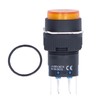 25Pcs Momentary Push Button Switch Self Locking 8 Pin Round