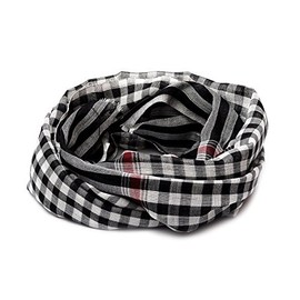 Vietnamese Khan Ran Scarf Army Uniform Khmer Cambodian Traditional War Costume … (Black)