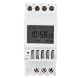 NKG-4 Timer Switch, Digital Timer, Programmable Timer, Compact, Portable, Easy Installation for Controlling School Bells or Factory Bells