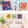 Pujeknm Pack of 4 Flower Painting by Numbers from 5