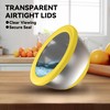 KITEISCAT Stainless Steel Mixing Bowls with Airtight Lids Set of