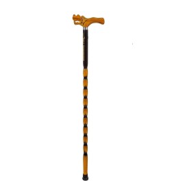 THY COLLECTIBLES Wooden Fashion Cane Walking Stick - 37 inch Camel with Derby Style Dragon Handle