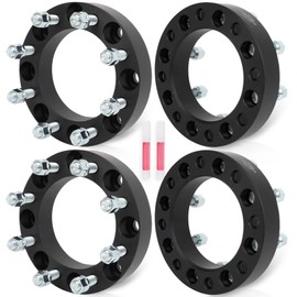 ECCPP 4PCS 8x170 to 8x6.5 Wheel Adapters 1.5"INCH 8 Lug 14x1.5 130mm for ford Excursion 2003-2005| for ford F-250 2003-2009| for ford F-250 Super Duty 2003-2022(Only Works 8x6.5 Wheels)