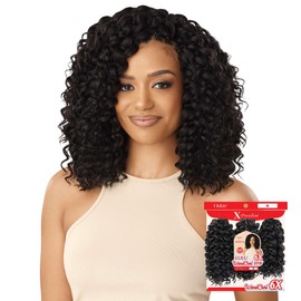 Outre X-Pression Twisted Up - Lulu Wand Curl 8" 9" 10" 6X (BURGUNDY 425)