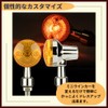 Ideamall Motorcycle Turn Signal Mini Round Universal Street Off-Road 4-Piece