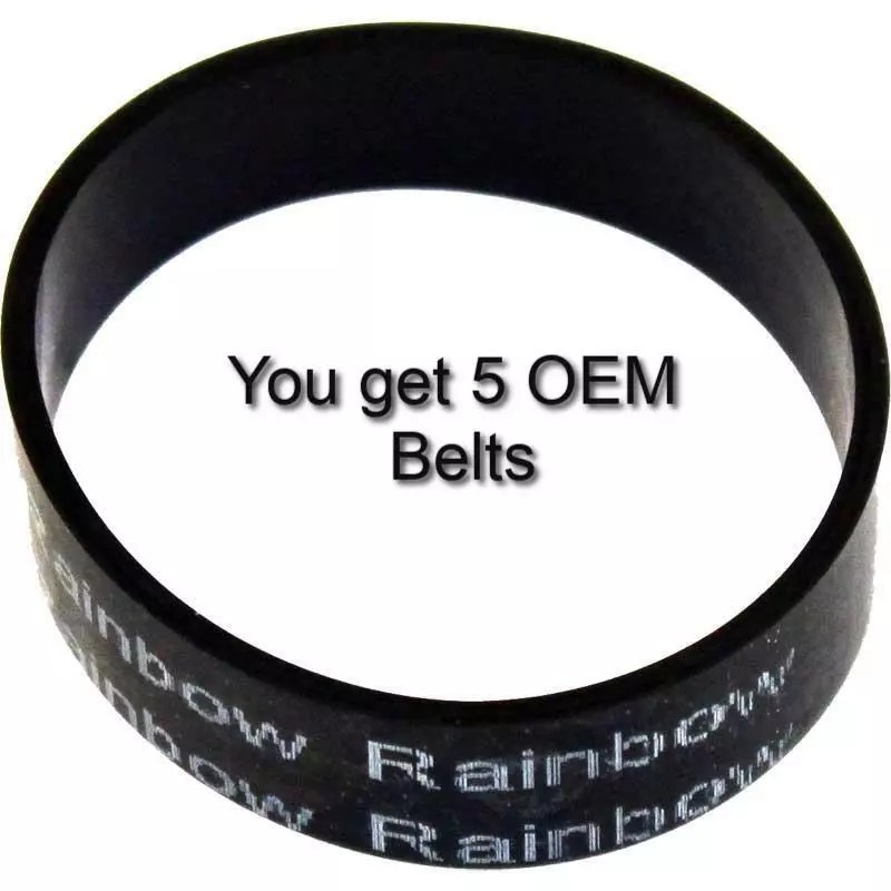 Rainbow 5 Vacuum Rubber Belts for Rainbow Vacuum D3 D4