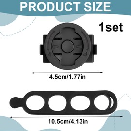 1pcs 360° Rotation Mounts for Bikes, Adjustable Bike Mount, Universal Quarter-Turn Computer Holder Compatible with Gar-min Edge Series, Road and MTB Handlebar Bracket