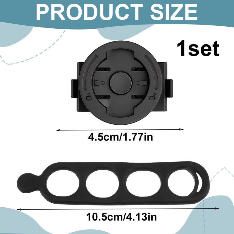 1pcs 360° Rotation Mounts for Bikes, Adjustable Bike Mount, Universal