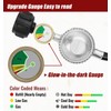 CALPOSE 6 Feet Propane Hose with Regulator & Gauge, Universal