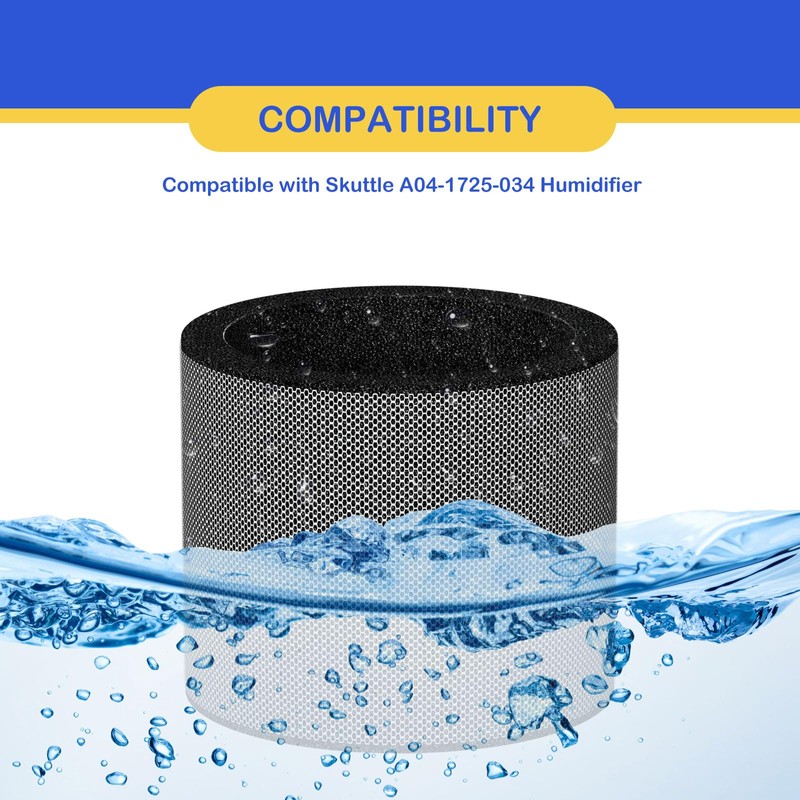 Roninby A04-1725-034 Humidifier Evaporator Pad Filter Replacement Compatible with Skuttle