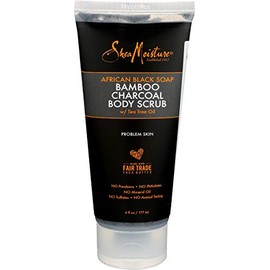 Shea Moisture Bamboo Charcoal Body Scrub, 6 Oz