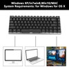 Mechanical Gaming Keyboard AK33 Blue Switch 5 Core Wire 82