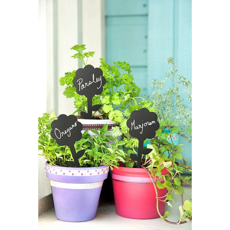 American Metalcraft TAGRECTANGLE5 Chalkboard, Silhouette, Mini, Rectangle, 5-pack, Black