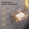 Soap Holder Dish, Bar Suction Cup Soap Tray Wall Mounted,