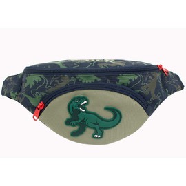 Waist Fanny Hip Pack Pouch Crossbody Waist Coin Purse Bag Dinosaur Childs bumbag for Kids, Children, Girls, Boys (T-Rex)