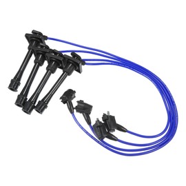 ACROPIX Car Spark Plug Coil Wires Ignition Coil Harness Cable 5mm Fit for Toyota Celica 4 Cyl 1.8L 1994-1998 No.9091922327 - Pack of 4