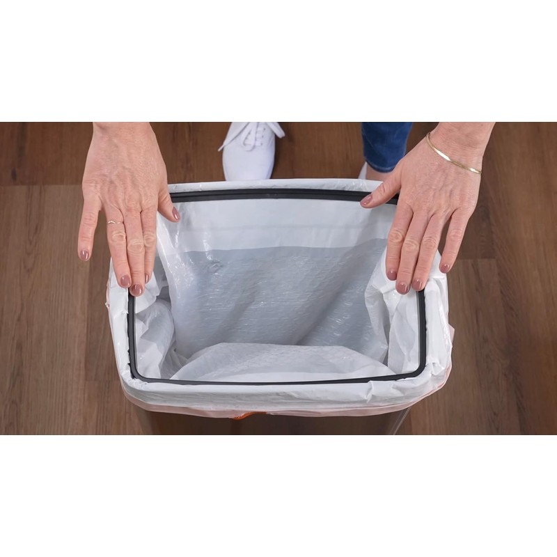 SIMPLI-MAGIC 79207AM Kitchen Trash Can, Touchless Trash Can and Garbage