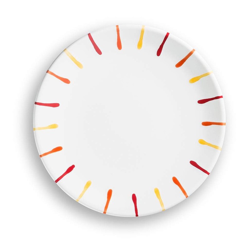 Gmundner Keramik Dessert Plate 20 cm Diameter with 'Landlust' Design
