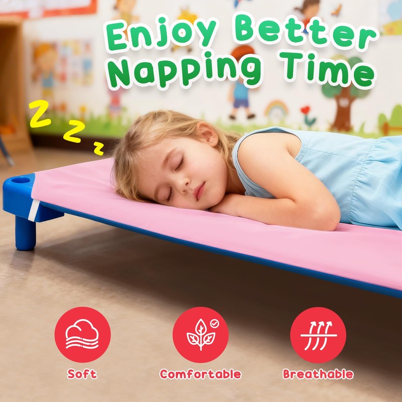 Comfyanno Cot Sheets for Daycare Standard Size - Fits 23"