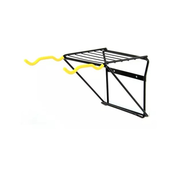 BPS Soporte Con Parrilla Plegable Para 2 Bicicletas Color Negro