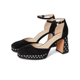 Pelle Moda Women's Dietta Platform, Black, 8