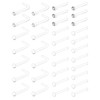 AceFun 20G Clear Nose Ring Retainers Bioflex Soft Screw Bone