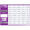 Bingosupermarket Football Fundraising Scratch Cards (50 Team) A5 10 Pack