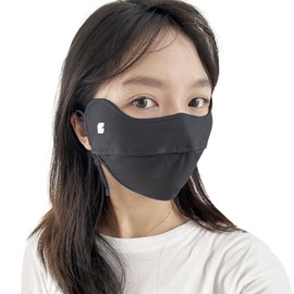 [Besince] スポーツマスク フェイスマスク UPF50+ UVカット接触冷感 冷感マスク 息苦しくない 速乾 男女兼用 紫外線対策 洗えるマスク 日焼け防止 日よけ ひんやり フェイスカバー フェイスガード 洗える 立体形状 (グレー)