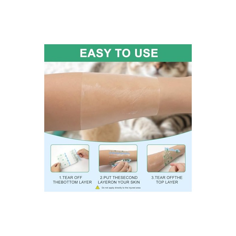 50Pcs Waterproof Dressings for Wounds Second Skin Tattoo Cover
