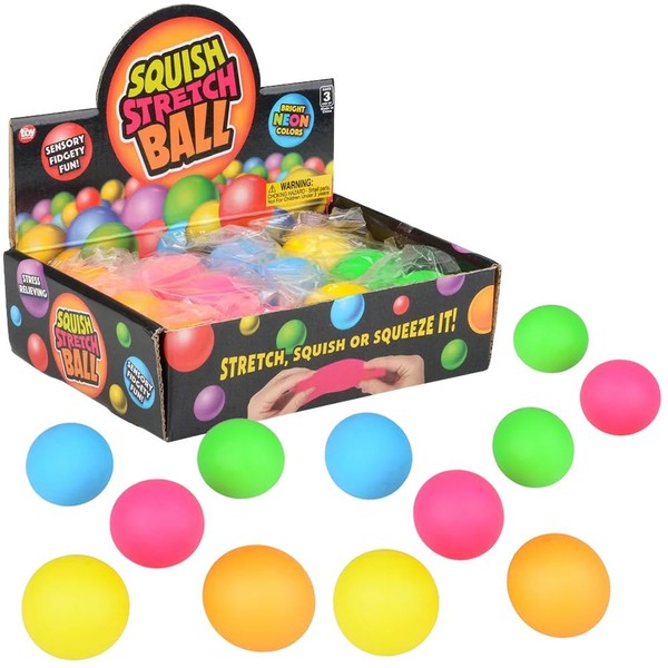 Rhode Island Novelty Squish and Stretch Mini Gummi Ball 1.75"