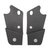 1 Pair A Pillar LED Light Brackets Black Powder Coating