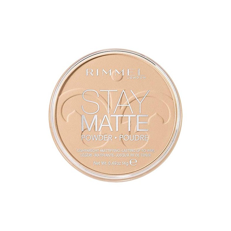 Rimmel Cipria Compatta Stay Matte Colore 001 Transparent 14 g