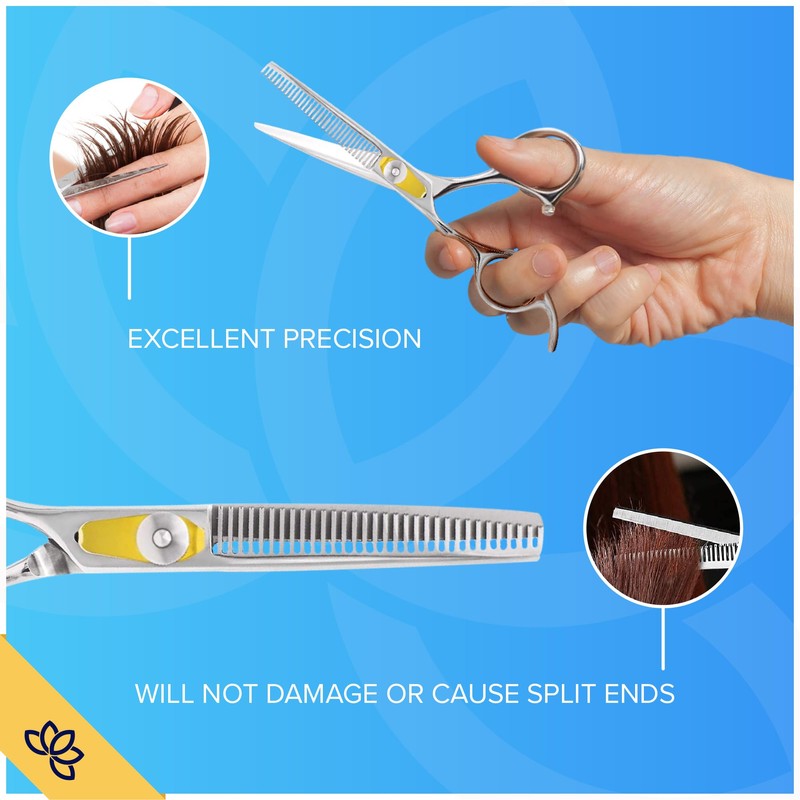 Equinox International, Professional Hair Scissors, Japanese Stainless Steel-Barber Hair Cutting