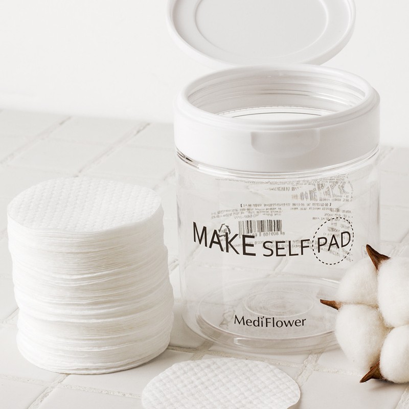 Mediflower [Mediflower] Make self-pad cotton pad, 100 sheets + refill,