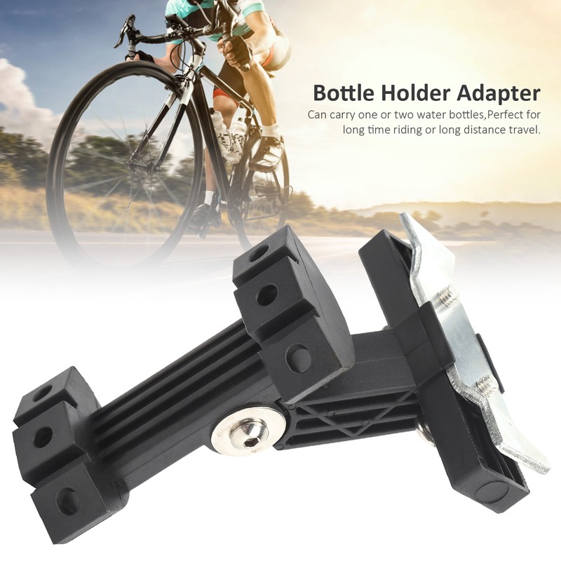 Bicycle Water Bottle Holder Adapter Bike Double Kettle Holder Cage